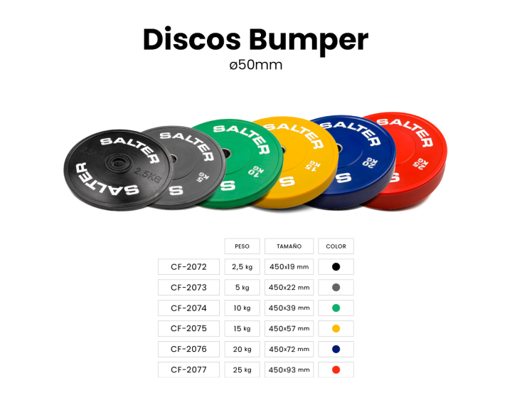 Bumper Plate 15 Kg - Salter