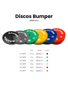 Disque bumper 25 Kg - Salter 2
