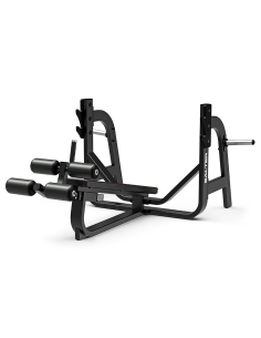 F-1077/50 DECLINE BENCH WITH PLATE RACK